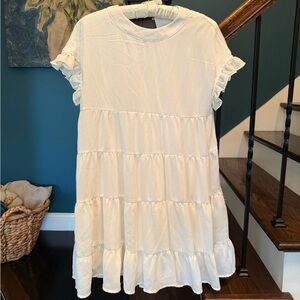 White babydoll dress
